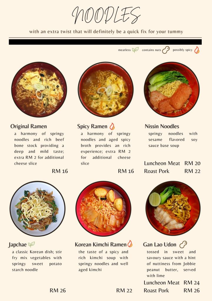 Menu Beans Depot Roastery & Café